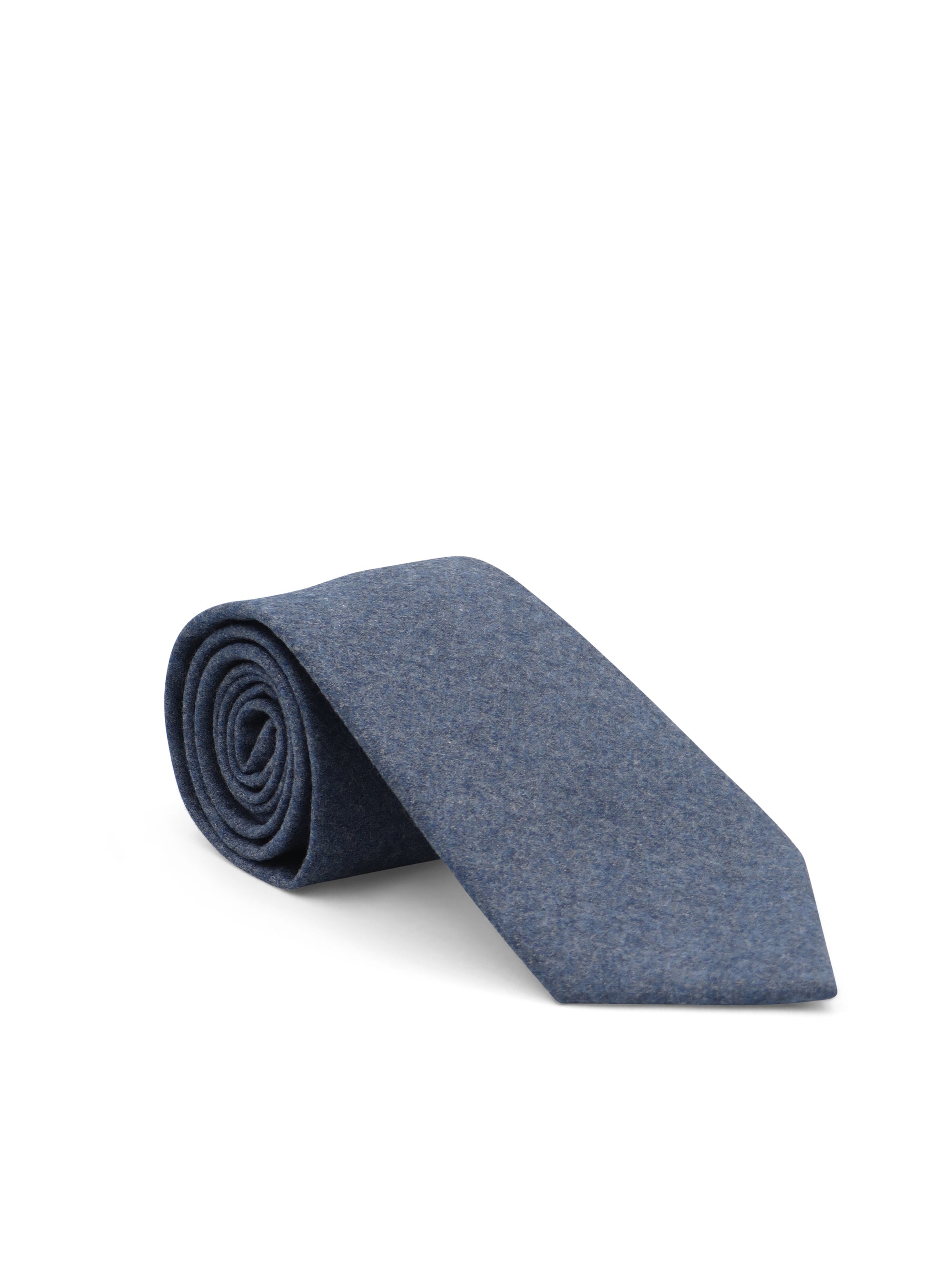 Alder & Green Muted Blue Wool Tie