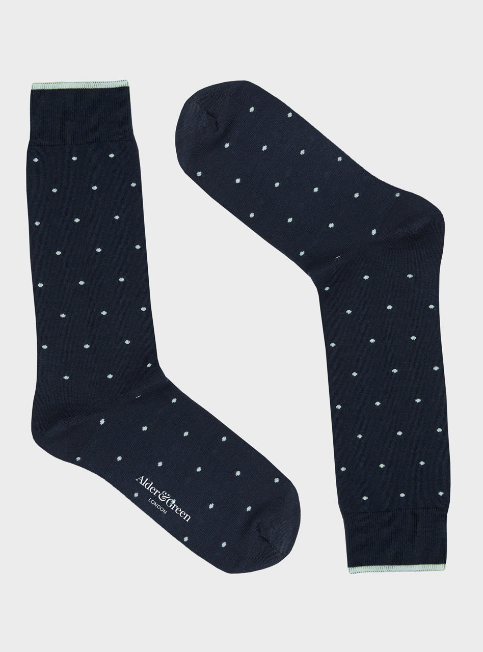 Organic Pin Spot Collection Socks